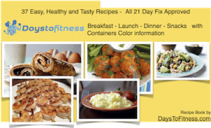 days to fitness recipe book cover