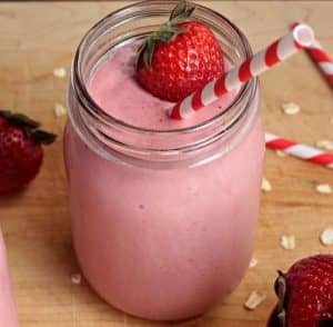 Strawberry shortcake protein shake
