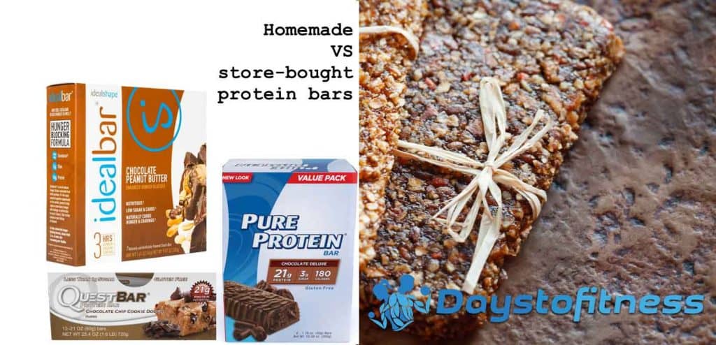 homemade vs store bought protein bars