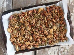 sugar free spicy seed and nut mix