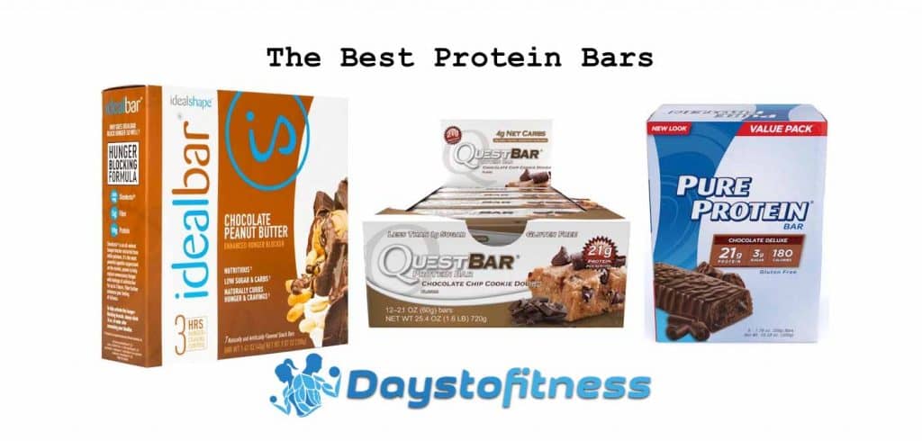 the best healthy protein bars by days to fitness