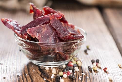 beef jerky a low carb snack