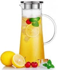 glass carafe with infuser