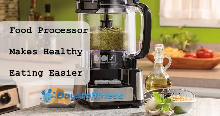 using a food processor to prepare quick and healthy meals