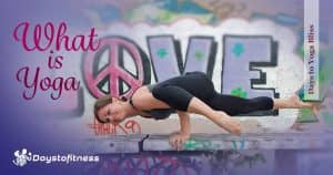 What is Yoga ? Katrin on a yoga pose