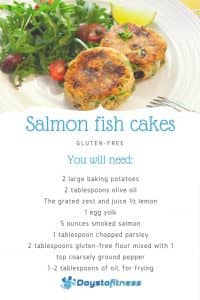 gluten-free Salmon fish cakes pin