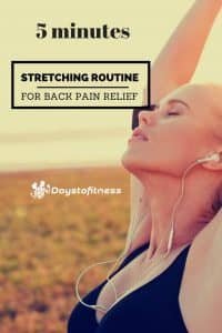 Stretching routine for Back pain relief pin