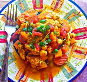 Slow Cooking Chicken Marrakesh