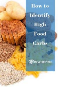 How to Identify High Food Carbs pin