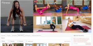 fitness section at grokker