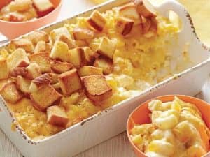 Gluten-free spicy macaroni cheese – makes 8 servings