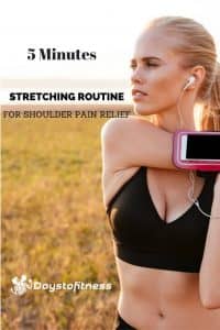 5 Minutes Routine for Shoulder Pain Relief pin