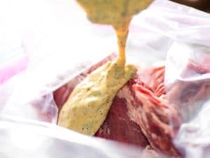Dijon-marinated Skirt Steak