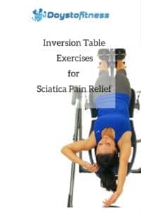 Inversion Table Exercises for Sciatica Pain Relief pin