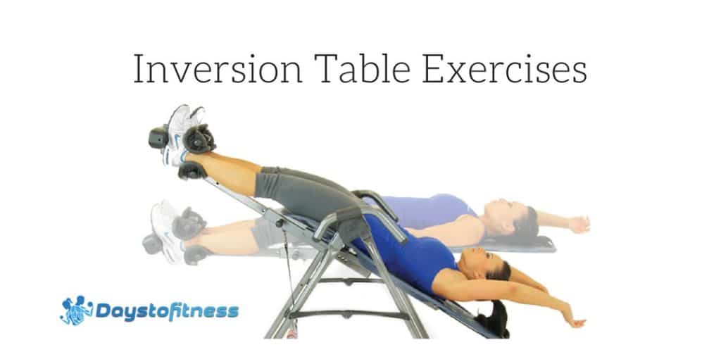 Inversion table exercises and routines post