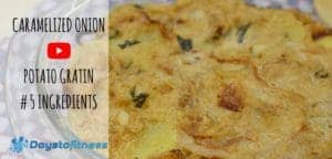 Caramelized Onion and Potato Gratin – 5 Ingredients post cover