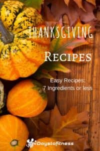 Thanksgiving 7 or less ingredients recipes pin