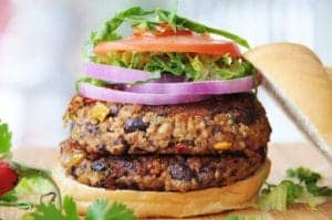 Easy Vegan Black Bean Veggie Burgers - 6 Ingredients