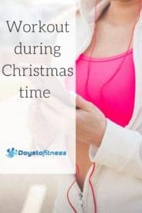 workout during christmas time pin