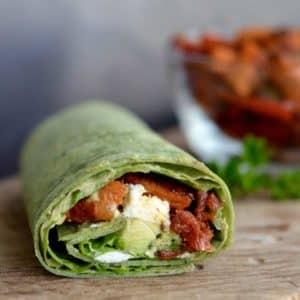 Hummus and Grilled Vegetable Wraps
