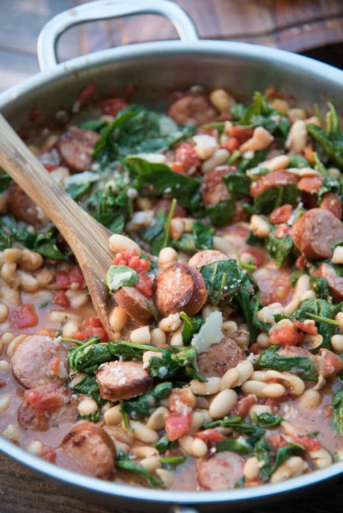 Spinach and Sausage Soup pin