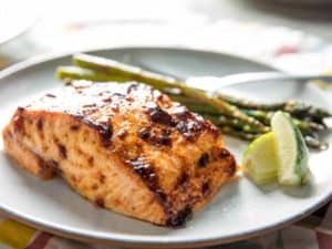 Honey-Soy Broiled Salmon