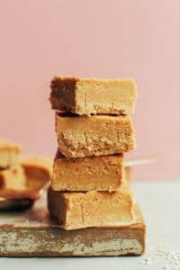 Low Sugar Dessert - Healthy Peanut Butter Fudge  pin