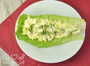 Grab and go low carb lunch 2 – Caesar egg salad lettuce wraps post